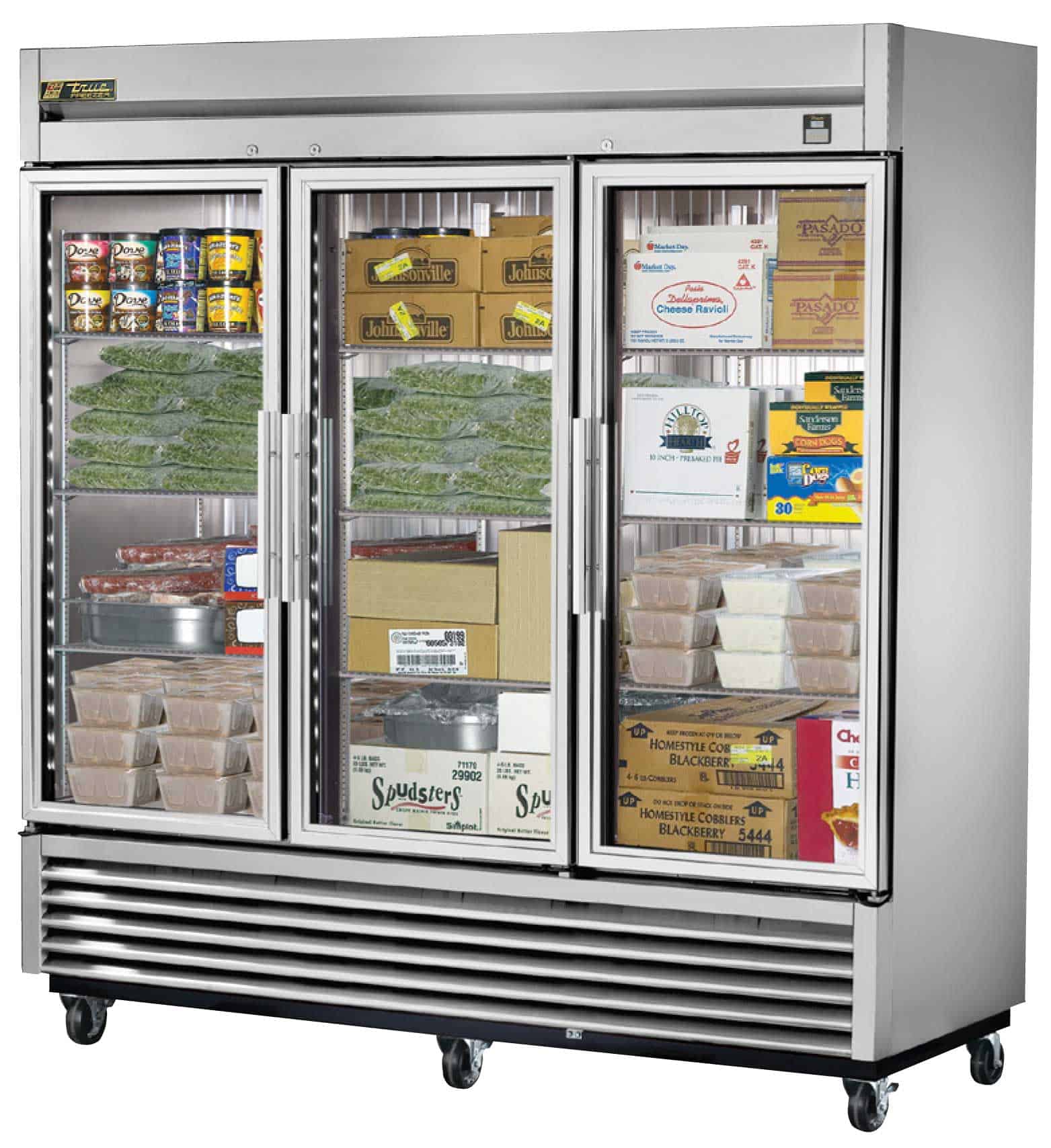true 3 door freezer
