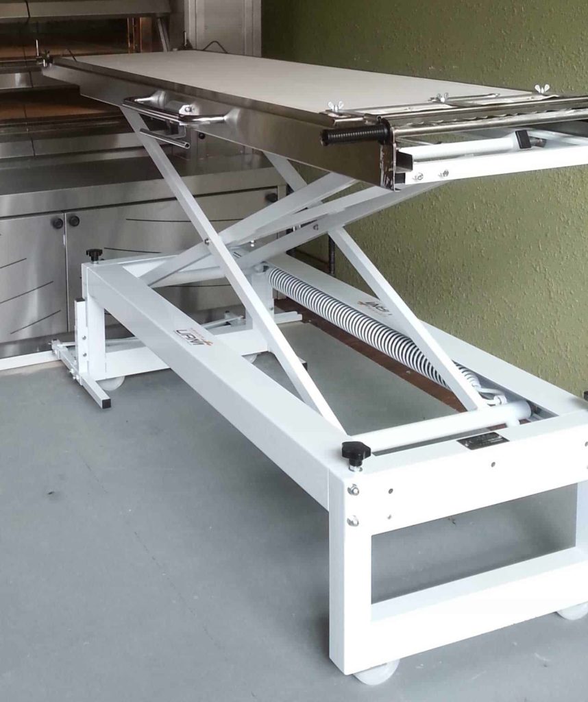 URM 80M Manual Scissor Loader TMB Baking