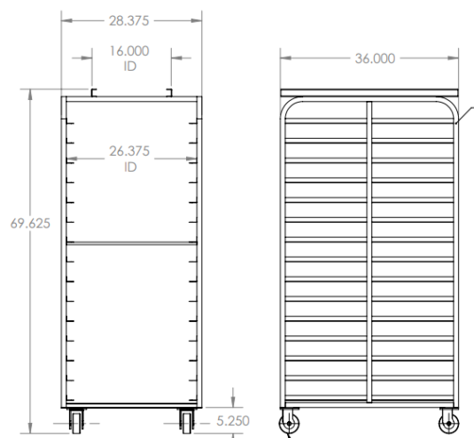 Bun/Oven Rack Cover, Double - Image 2