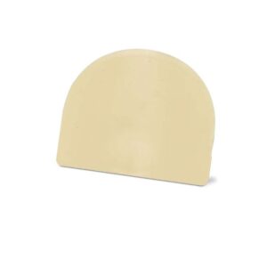 Small Plastic Bowl Scraper, Ivory