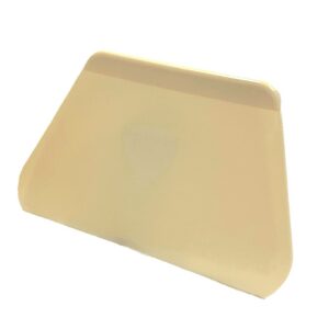Trapezoid Plastic Scraper, Ivory