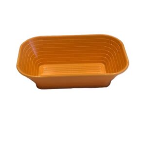 Schmidt Rectangular Polypropylene Proofing Basket, 1.5 lbs.
