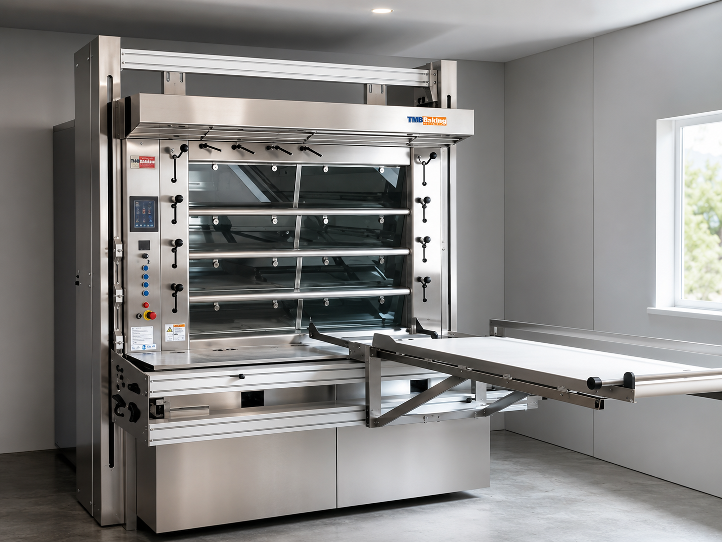 Bassanina Zoom gas deck oven with TMB touchscreen controls