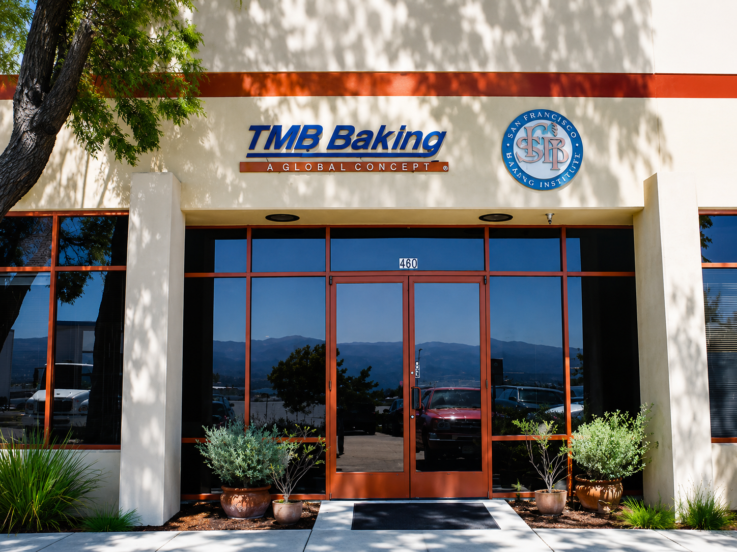 The smallwares shelf at the TMB counter, South San Francisco